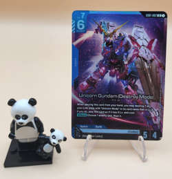 Unicorn Gundam (Destroy Mode) Foil - GD01-002 NM - TCG Card Game - Image 1