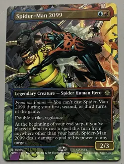 MTG Marvel’s Spider-Man Spider-Man 2099 Legendary Creature RARE REGULAR #0205 - Image 1