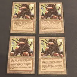 MTG Antiquities 4X "Mishras Factory" Spring Ver Magic The Gathering Heavy Played - Image 1