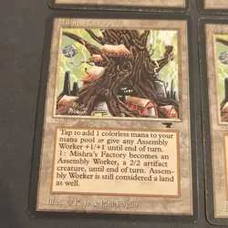 MTG Antiquities 4X "Mishras Factory" Spring Ver Magic The Gathering Heavy Played - Image 4
