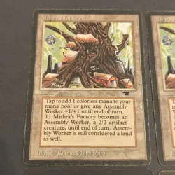 MTG Antiquities 4X "Mishras Factory" Spring Ver Magic The Gathering Heavy Played - Image 5