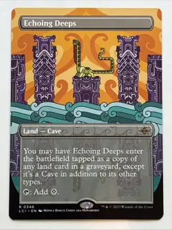 MTG The Lost Caverns of Ixalan Echoing Deeps Borderless 0346 NM Rare - Image 1