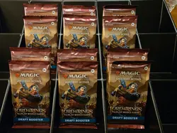 Magic: The Gathering - The Lord of the Rings Draft Boosters 12 Sealed packs. - Image 1