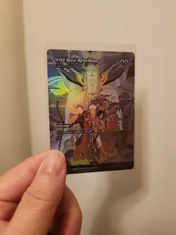 Wild Rose Rebellion, Borderless Art Foil, Magic the Gathering MTG NM - Image 1