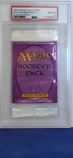 Arabian Nights Booster Pack - PSA 8 - Vintage Magic The Gathering - Sealed - Image 1