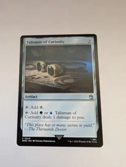 Talisman of Curiosity Universes Beyond: Doctor Who Regular MTG - Image 1