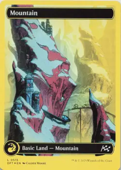 Mountain (0515) (First-Place Foil) - FOIL - L Aetherdrift 515 - MTG - Image 1