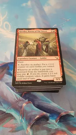 Krenko, Baron of Tin Street Custom Commander Deck MTG Near Mint - Image 1