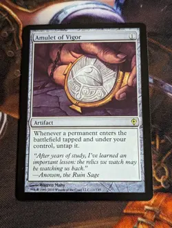 MTG Sticker CEDH Amulet of Vigor - Image 1