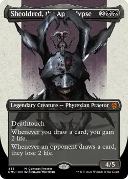 MTG Sheoldred, the Apocalypse - Concept Praetor, NM-Mint, English Dominaria Unit - Image 1