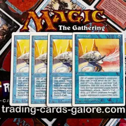 MTG x4 Sirens Call Playset Revised 3rd Edition Blue Island Magic Instant - Image 1