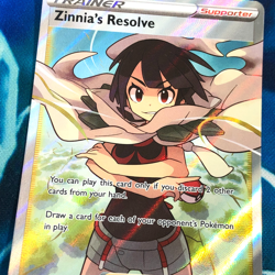 Zinnia's Resolve - 203/203 - Full Art Evolving Skies - Pokemon Card - NM - Image 2