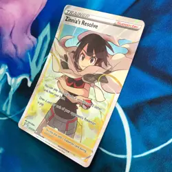 Zinnia's Resolve - 203/203 - Full Art Evolving Skies - Pokemon Card - NM - Image 4