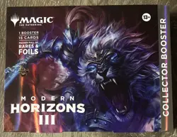 Magic the Gathering Modern Horizons 3 Collector Booster IN HAND NEW SEALED! - Image 1