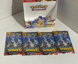 Sealed Pokemon Packs Lot Of 18 Surging Sparks 18 Single Booster Pack New/Factory - Image 4