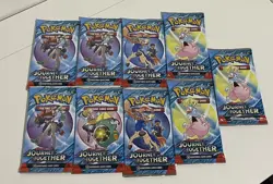Pokemon TCG: Scarlet and Violet Journey Together Lot Of 9 Booster Pack Sealed - Image 1