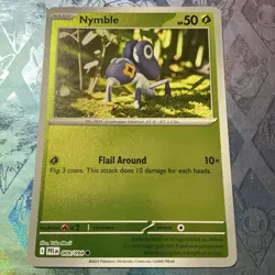Nymble - Reverse Holo Common ME02: Phantasmal Flames 009/094 NM Pokemon - Image 1