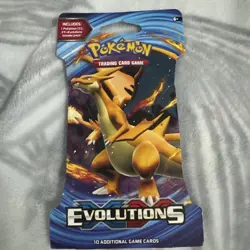 Pokemon TCG: XY Evolutions Sleeved Blister Booster Charizard Art New - Image 1