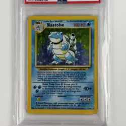 1999 POKEMON GAME #2 BLASTOISE-HOLO PSA 5 - Image 2