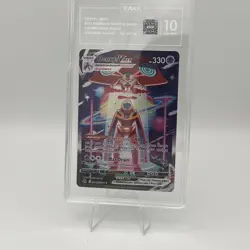 Pokemon TCG Deoxys VMAX GG45 Crown Zenith Galarian Gallery TAG 10 GEM MINT - Image 1