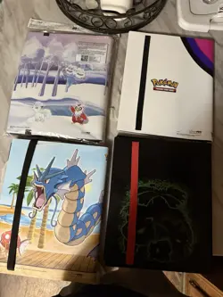 Lot Of 4 Pokemon TCG Binders Charizard Lapras Articuno Master Ball BINDERS ONLY* - Image 2