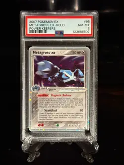 PSA 8 2007 Pokemon EX Metagross Ex- Holo Power Keepers #95 - Image 1