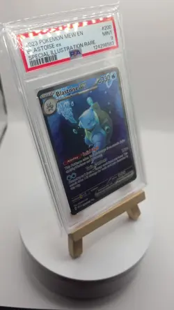 Pokemon TCG Blastoise ex 2023 SV151 Special Illustration Rare 200/165 PSA MINT 9 - Image 2