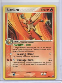 Pokemon Deck Exclusives Blaziken #001/106 Rare Vintage - Image 1