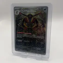 Pokemon TCG Kingambit 220/198 Scarlet & Violet Full Art Illustration Rare MINT - Image 1