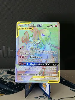 Pokemon TCG Gardevoir & Sylveon GX 225/214 Unbroken Bonds Secret Rare DMG - Image 1