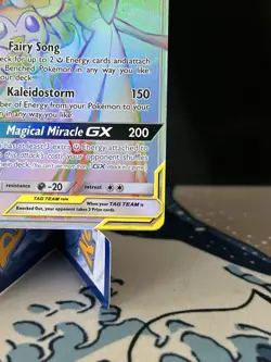 Pokemon TCG Gardevoir & Sylveon GX 225/214 Unbroken Bonds Secret Rare DMG - Image 4