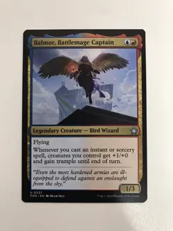 Balmor Battlemage Captain MTG Magic the Gathering Card NM Near Mint FDN - Image 1