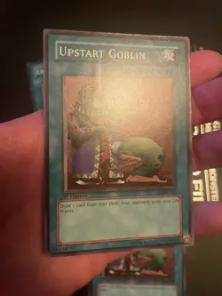 3x Yu-Gi-Oh TCG Upstart Goblin MRL-033 1st Edition Regular Common Card Played LP - Image 2