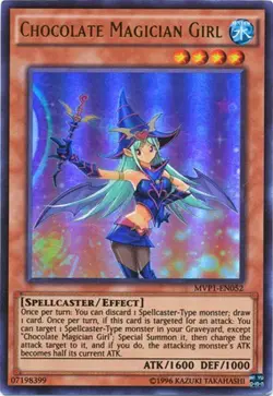 Yugioh! LP Chocolate Magician Girl - MVP1-EN052 - Ultra Rare - Unlimited Edition - Image 1