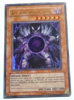 Yu-Gi-Oh ! - CAIUS LE MONARQUE DES OMBRES - SDDE-FR001 - Ultra Rare - Image 1