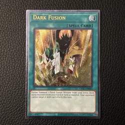 Dark Fusion Ultimate Rare OP27-EN003 Yugioh Evil Hero - Image 1