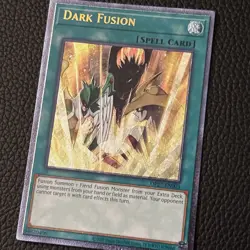 Dark Fusion Ultimate Rare OP27-EN003 Yugioh Evil Hero - Image 4