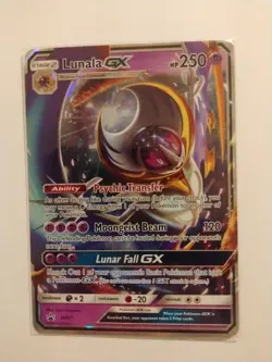 Lunala GX SM17 NM - Holo Foil 2016 Pokemon Card SM 17 - See Photos - - Image 1