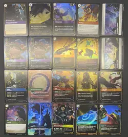 League of Legends Riftbound TCG Card Lot of 20 Foil and Holo Cards NM Near Mint - Image 1