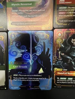 League of Legends Riftbound TCG Card Lot of 20 Foil and Holo Cards NM Near Mint - Image 2