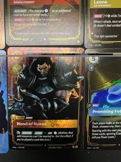 League of Legends Riftbound TCG Card Lot of 20 Foil and Holo Cards NM Near Mint - Image 3