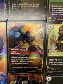 League of Legends Riftbound TCG Card Lot of 20 Foil and Holo Cards NM Near Mint - Image 4