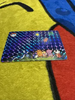Pokemon VENDING PRISM Holo Foil JAPANESE Anime Set STICKER Card #536 - Image 1