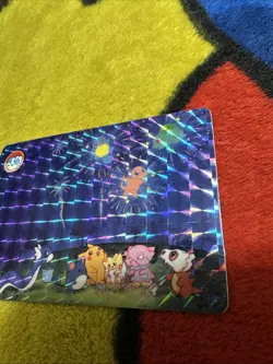 Pokemon VENDING PRISM Holo Foil JAPANESE Anime Set STICKER Card #536 - Image 2