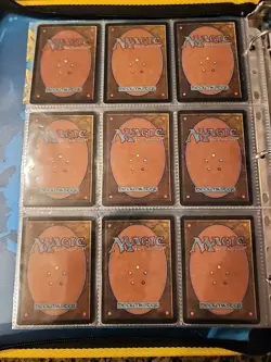 Vintage Magic The Gathering Binder Collection Card Lot MTG 1993-2003 - Image 2