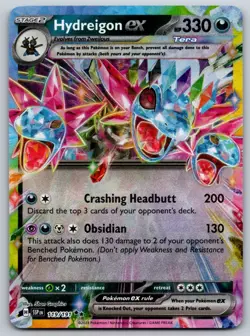 Hydreigon ex 119/191 SV08: Surging Sparks NM Pokemon Card TCG - Image 1