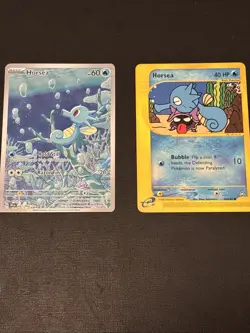 Pokemon TCG: Horseas. 2 Card Lot Ft Shrouded IR 67 & Aquapolis 84 - Image 1