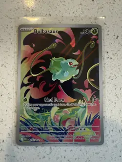 Bulbasaur 133/132 Mega Evolutions Illustration Rare Pokemon Card - English NM - Image 1