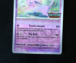 Pokemon Card TCG - Espeon 086/197 Best Buy Obsidian Flames Stamped Promo - NM ⭐ - Image 3