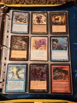 Vintage Magic The Gathering Binder Collection Card Lot MTG 1993-2003 - Image 3